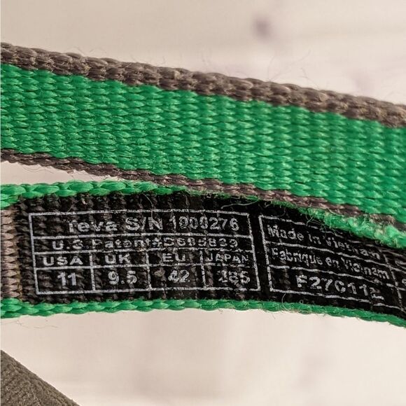 Teva Classic Teal Flip Flops Sport Casual Sandals S/N 1000276 - Picture 7 of 7